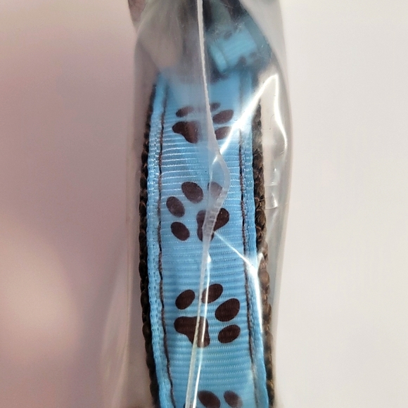 Paws Blue Small Dog Leash And Collar - Picture 4 of 4
